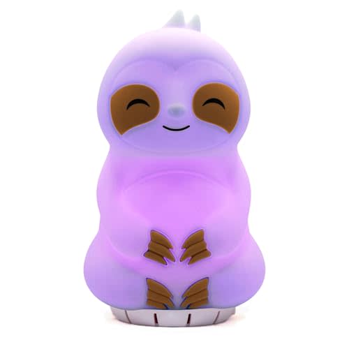 Mindsight 'Breathing Buddha' Guided Visual Meditation Tool for Mindfulness | Slow Your Breathing & Calm Your Mind for Stress & Anxiety Relief | Perfect for Adults & Kids (Multicolor, Sloth (Sound))