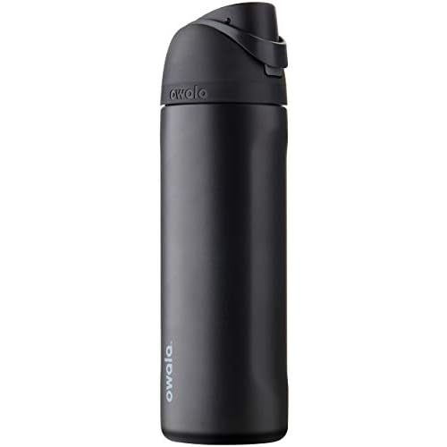 Owala FreeSip Stainless Steel Water Bottle 24 oz Very, Very Dark