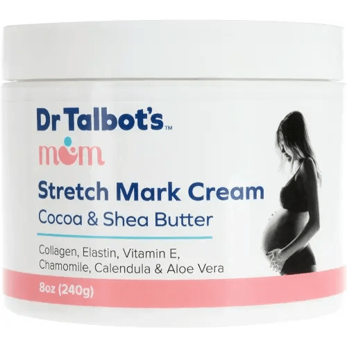 Dr. Talbot's Mom Stretch Mark Cream - Made With Cocoa and Shea Butter - Postpartum Care for Moms - 8 oz
