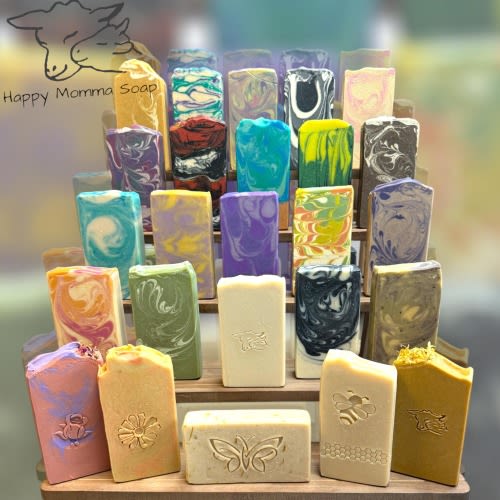 Grass-Fed Beef Tallow,Lard,  Shea Butter, Fresh Goat Milk Soap Bars, HUGE 6 oz. Lotion like Lather, Scent Description Below