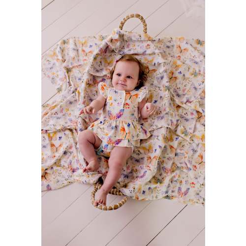 Butterfly Blooms - Bodysuit Dress