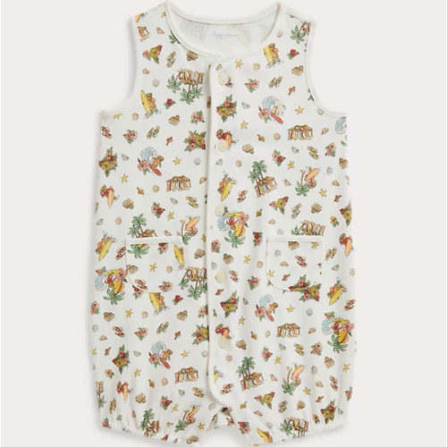 Polo Bear Cotton Bubble Shortall