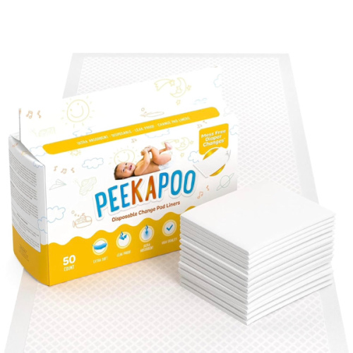 Peekapoo The Original Disposable Baby Changing Pad Liners