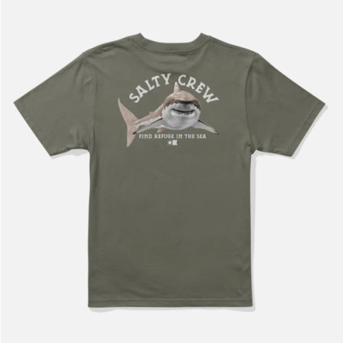 Lurking Boys Tee - Dusty Olive | Salty Crew Small