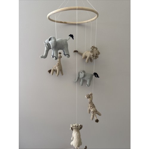 RH Baby Child Chambray Safari Mobile Restoration Hardware
