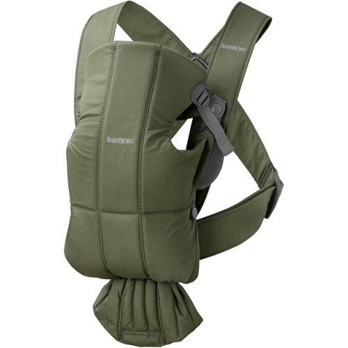 BabyBjorn Baby Carrier Mini, Woven, Green (CAN)