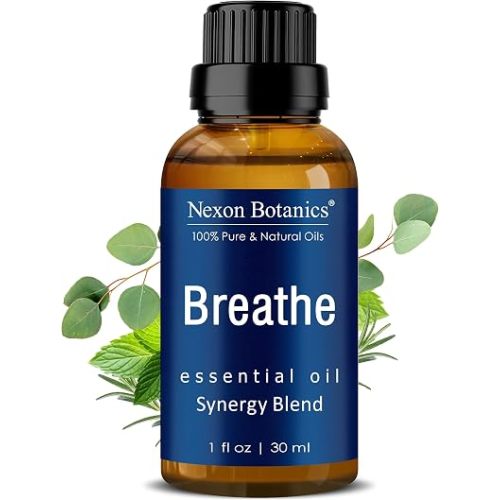 Breathe Essential Oil Blend 30 ml - Eucalyptus, Menthol for Humidifiers