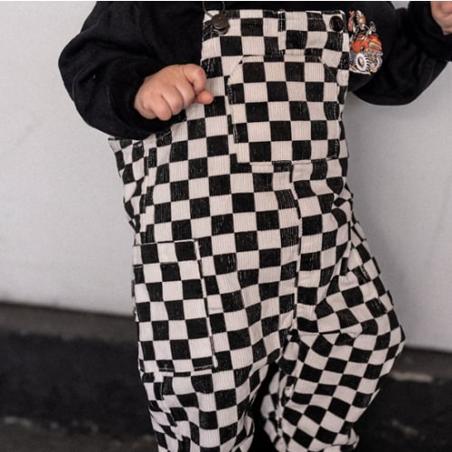 Classic Checker Overalls