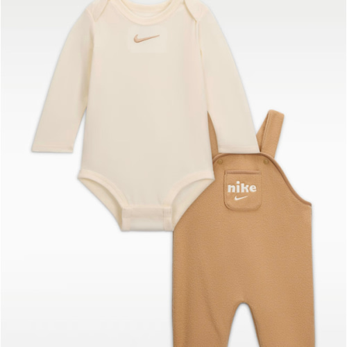 Nike Baby Plush Fleece Overalls 2-Piece Set. Nike.com
