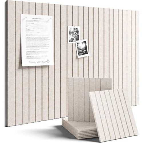 Fluxynara Felt Bulletin Board & Cork Board Alternative 36'' x 24'' - 6 Pack