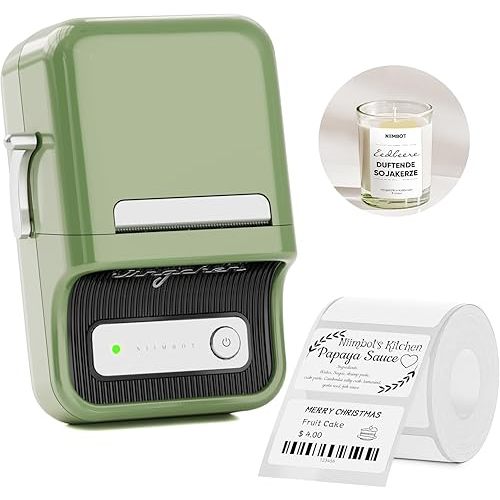 NIIMBOT B21 Label Maker Thermal Label Printer, Good Idea for Home Organization Office Business, 50x30mm Label-230Pcs