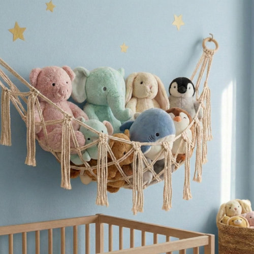East Urban Home Stuffed Animal Storage Hammock Large | Wayfair