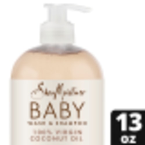 SheaMoisture Baby Wash and Shampoo 100% Virgin Coconut Oil, 13 oz