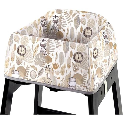 Baby High Chair Cover, Restaurant Seat Liner | Brown