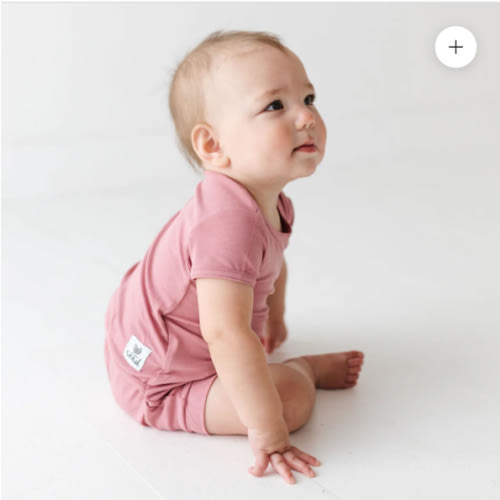 Dusty Rose Shorty Romper