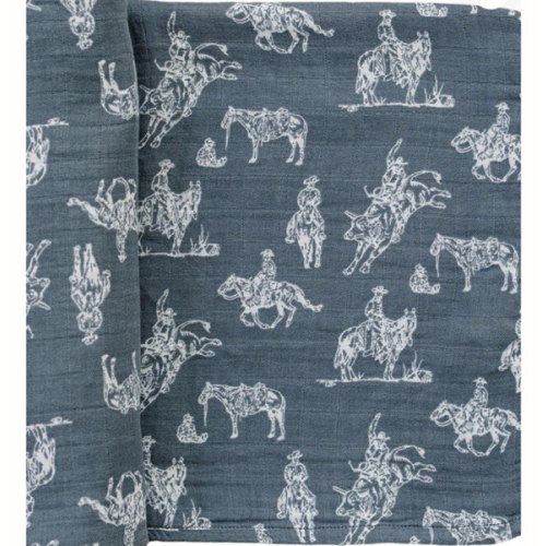 Wild West Muslin Swaddle Blanket – Tenth & Pine
