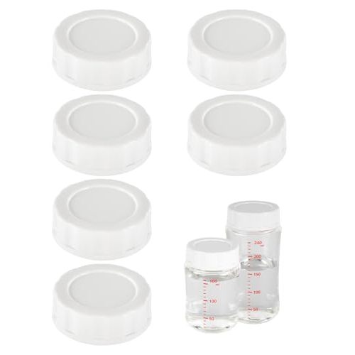 Baby Bottle Cap for Pigeon Bottle, Soft & Safe Bottle Lid, 6 Count