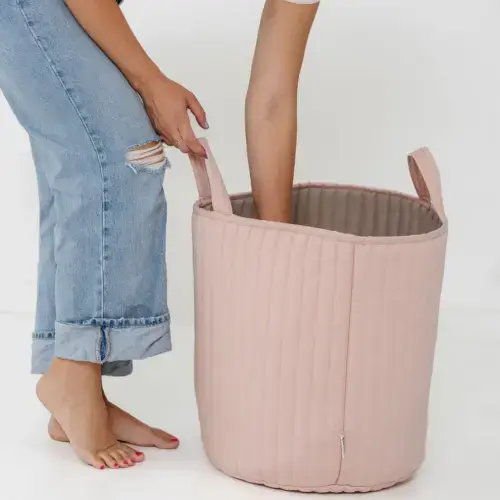 Terrazzo Slate Storage Basket for laundry- TUTU