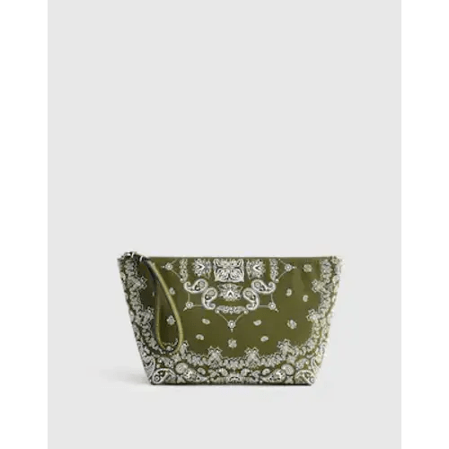 Bandana-Print Zip Pouch - for wipes/diapers on the go