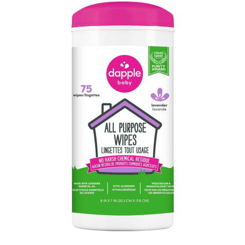 Dapple® All Purpose Cleaning Wipes, Lavender, 75ct, Deliver a worry-free clean - Walmart.ca