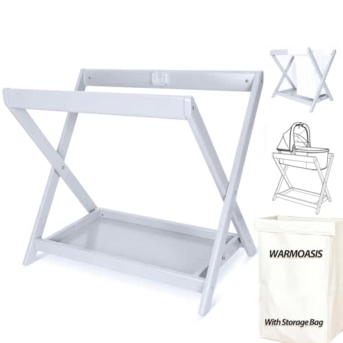Bassinet Stand,Compatible with UPPAbaby Bassinets Since 2015,Bonus Storage Bag Included,One-Touch Open and Close,Secured with reinforced clamps,comfortable sleeping space for your little one
