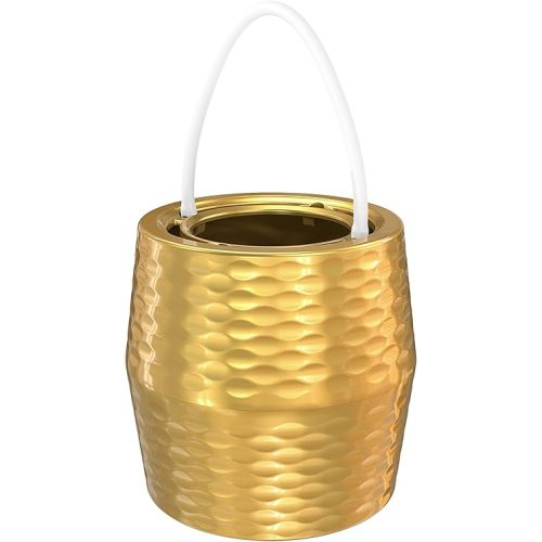 Bath Filter for Tub - KDF-55 Bath Water Filter for Tub Faucet, Removes Most Chlorine, Lead, Fluoride and Heavy Metals | Hard Water Softener, Improves Skin, Hair and Nails (Gold)