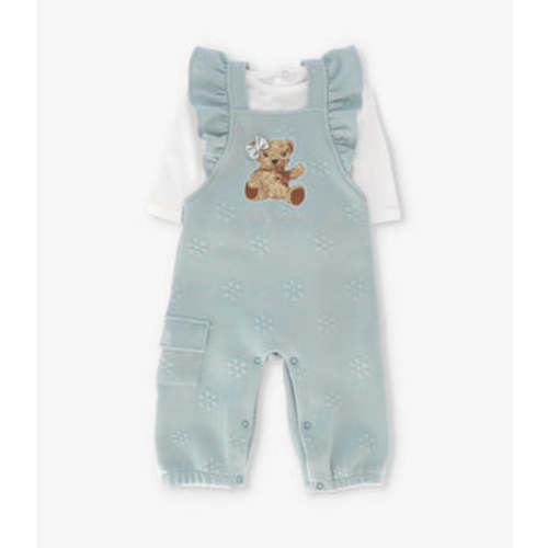 Jardinera recién nacida acolchada con oso – Limonada