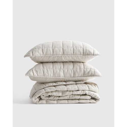 Linen Quilt Set