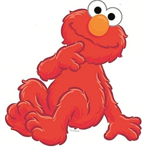 CICPAP FIXROMA 6 Inch Sesame Street Elmo Removable Wall Decal Sticker Art Home Kids Room Decor Decoration - 5 1/2 by 6 1/2 inches C