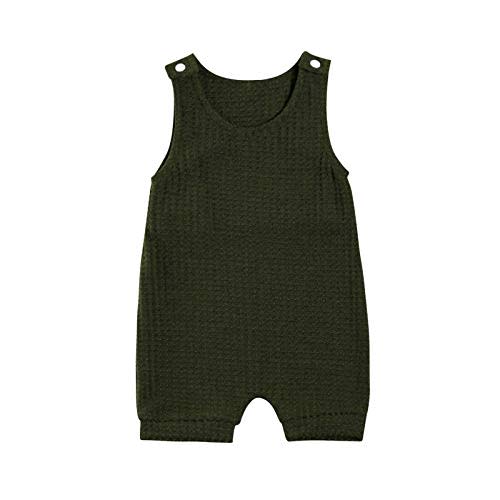 preetyyou Newborn Toddler Baby Boy Girl Romper Kids Cute Striped Pocket One Piece Jumpsuit Overall Outfit Clothes