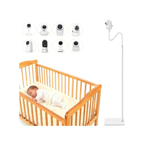 iTODOS Baby Monitor Floor Stand Holder Mount compatible with Infant Optics DXR-8 Pro,Nanit Pro & Flex Stand,VTech VM819/VM901,HelloBaby,Momcozy,eufy,Motorola,Owlet, Keep Baby Away from Touching