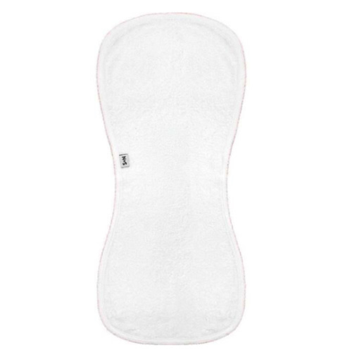 Terry/Picot Baby Burp Cloth in Light Pink - Sammy + Nat Nursing & Feeding | Maisonette