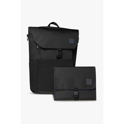 Everyday Diaper Backpack & Changing Wallet Bundle / Mid(dle of the)night Black