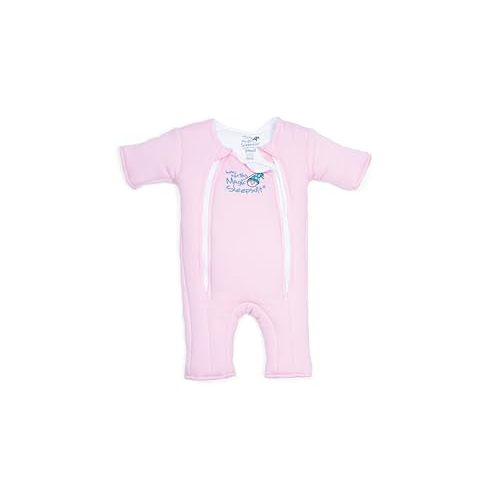 Magic Sleepsuit Baby Merlin's Bamboo/Cotton Baby Swaddle Transition Product - Soft and Cozy Design, Double Zipper for Easy Diaper Changes, Promotes Safe Sleep, 3-6 Months - Pink - Small 12-18lbs