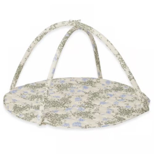Garbo & Friends Plumbago Satin Quilted Baby Tummy Time Mat