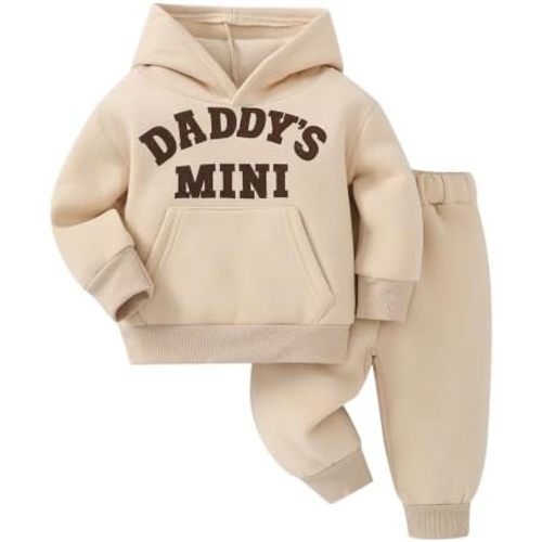 Toddler Baby Boy Fall Clothes Long Sleeve Hoodie Sweatshirts Pants Set Infant Winter Outfits