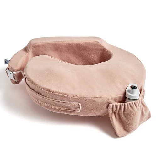 Amazon.com: My Brest Friend Nursing Pillow - Deluxe - Soft Rose | Enhanced Ergonomic Design for Ultimate Breastfeeding Support for Mom & Baby - Adjustable Backrest and Handy Side Pocket