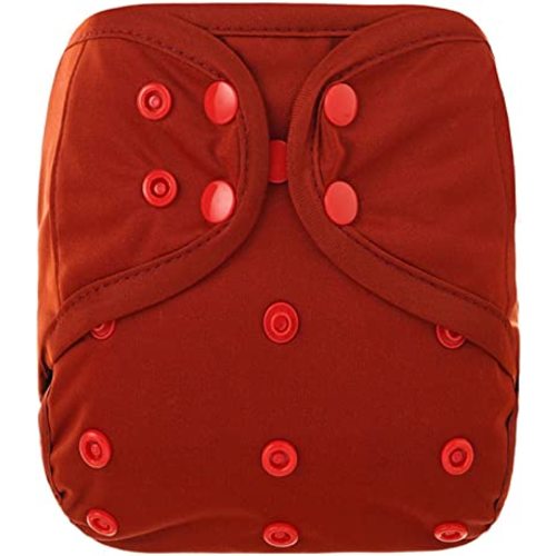 OsoCozy One Size Cloth Diaper Covers - Adjustable Snap Fit & Double Leg Gussets for Baby Boys & Girls from 8-35 Pounds. Use with Prefold, Flat or Fitted Cloth Diapers or Snap-in Inserts.