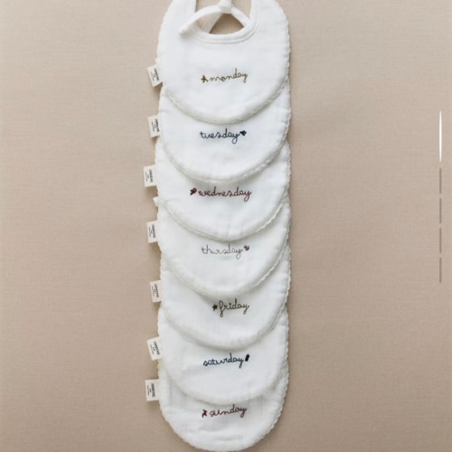 WEEKLY BABY BIB (PACK OF 7) - Baby accessories - KIDS AND BABY - BABY | Zara Home United States of America