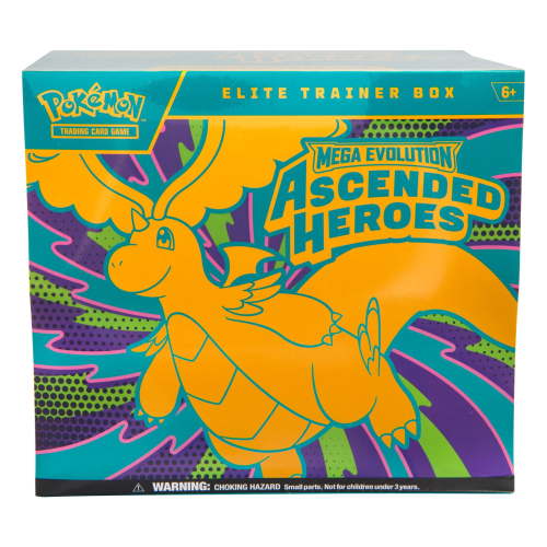 Pokemon, Trading Card Game, Mega Evolution Ascended Heroes ETB