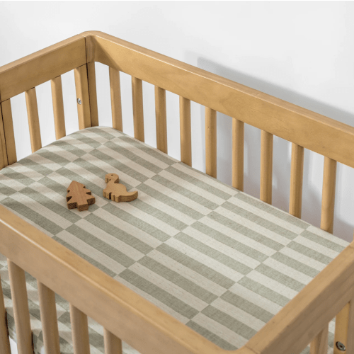 Babyletto All-Stages Bassinet Sheet in GOTS Certified Organic Muslin Cotton