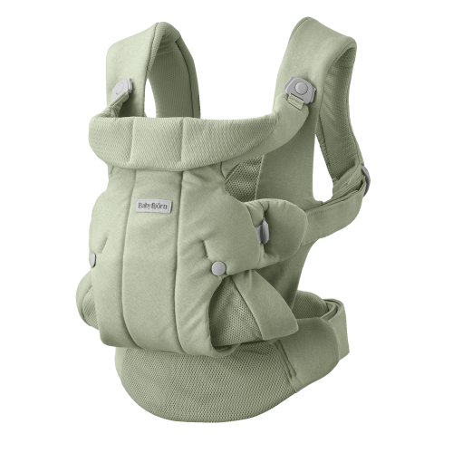 Baby Carrier Hold: Light green - Brushed Woven
