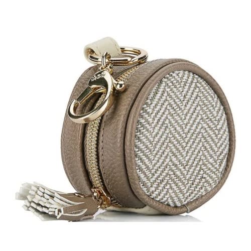 Itzy Ritzy Chevron Multi-Use Diaper Bag Charm Pacifier Pod
