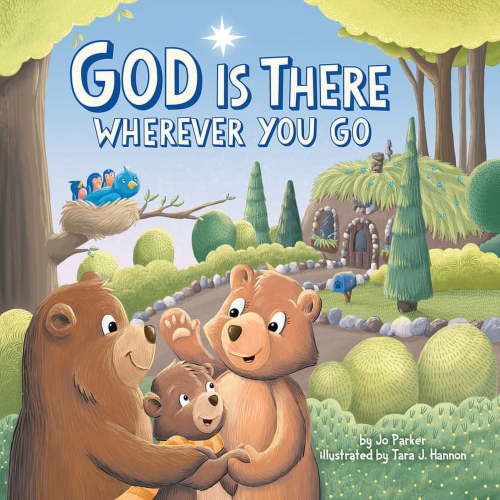 God Is There Wherever You Go, (Board Book)