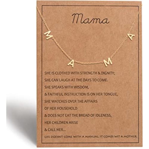 Mama Necklace for Women New Mom to Be Gift Mother Nekclace for Expecting Mom