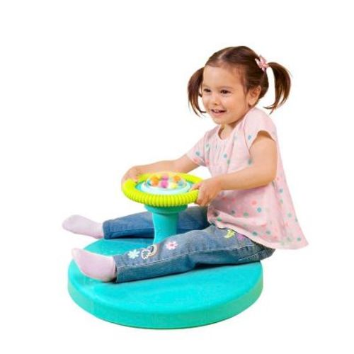 B. toys Spinning Activity Toy - Twirly Time: Sensory, Fine Motor Skills, Baby Learning Toy