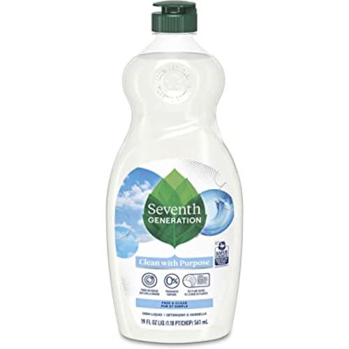 Seventh Generation Dish Liquid Soap Free & Clear liquid soap Dishwashing Soap Dish Soap for sensitive skin 19 oz