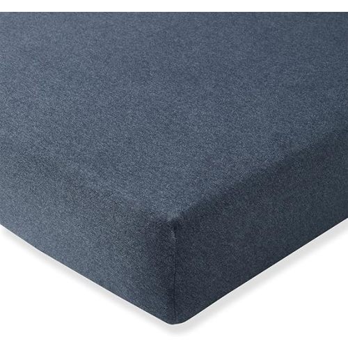 Burt's Bees Baby Organic Cotton Fitted Crib Sheet, Unisex Baby Beddings | A nursery essential crib sheet with 360º elastic that prevents sheets from creeping up on the mattress