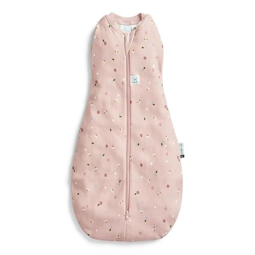 ergoPouch Cocoon Swaddle Sack 1.0 TOG - Baby Sleep Sack, Gentle Snug Fit Helps Calm Startle Reflex, Ideal for Arms In/Out Sleeping, Soft Breathable Fabric for Better Sleep (0-3 Months, Daisies)