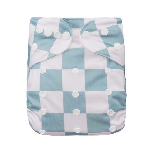 Checkerboard Cloth Nappy | One Size Fits Most